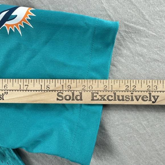 Miami Dolphins Jay Cutler Jersey Mens L Nike On Field #6 NFL Football Green READ - Picture 4 of 10